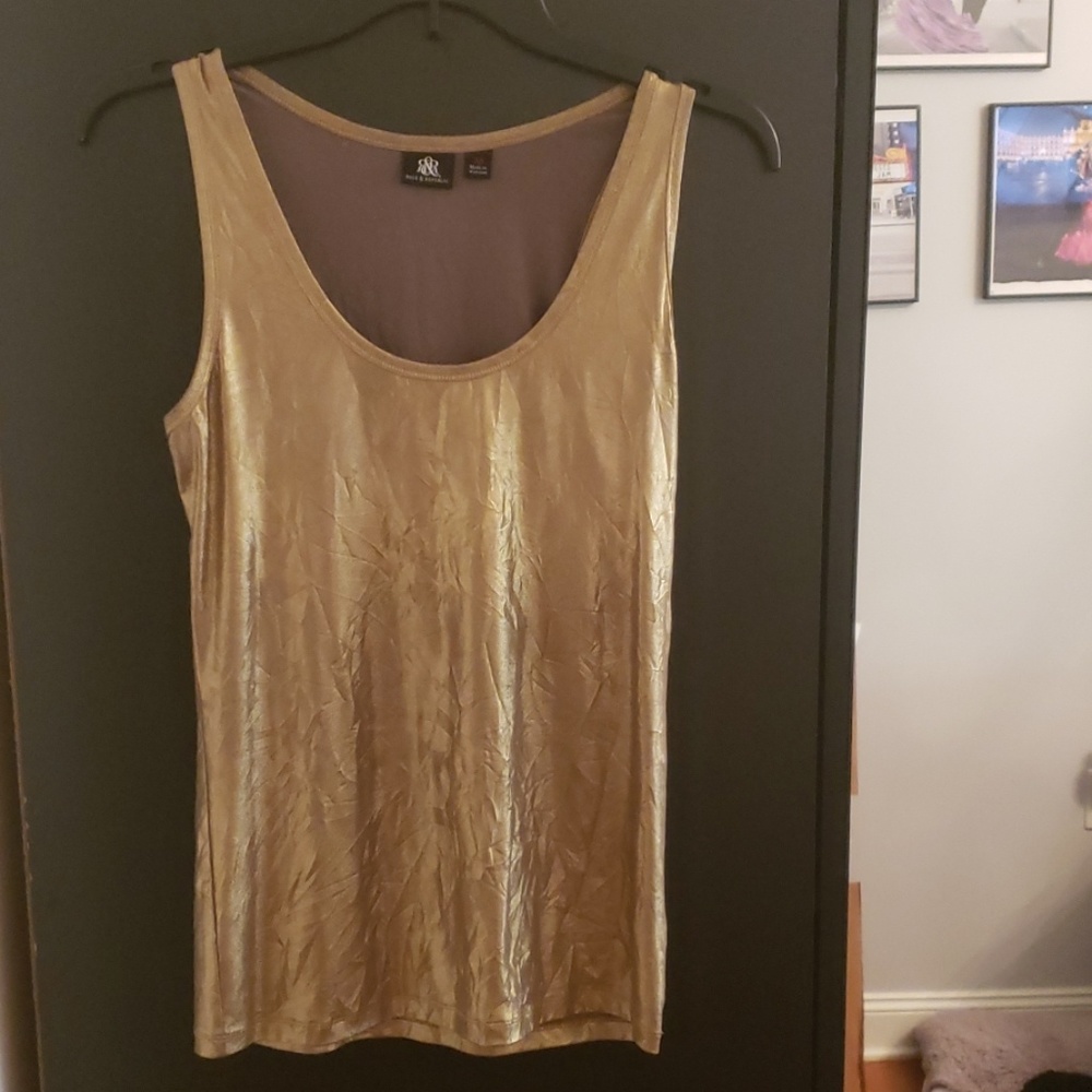 ROCK&REPUBLIC Metallic Tank top